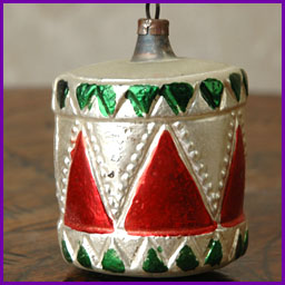 Antique German Christmas ornament DRUM
