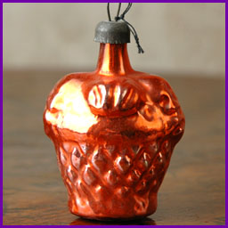 Antique Christmas ornament BASKET