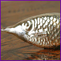 Antique Christmas ornament FISH