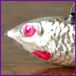Antique Christmas ornament FISH