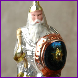 Antique Christmas ornament KNIGHT