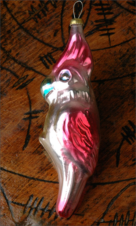 Antique Christmas ornament PARROT