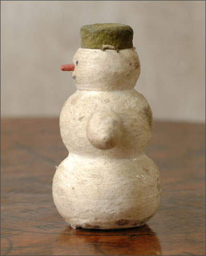 Antique Christmas ornament SNOWMAN