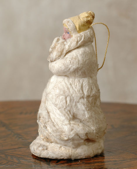 Antique Christmas cotton Santa figure
