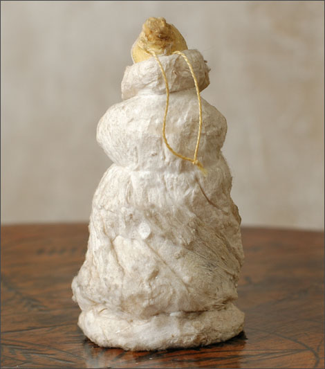 Antique Christmas cotton Santa figure