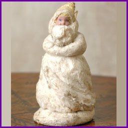 Antique Christmas cotton Santa figure