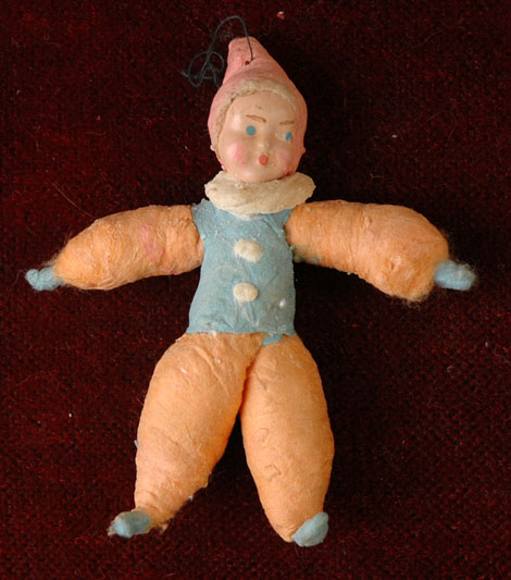 Antique Christmas ornament CLOWN