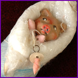 Antique Christmas ornament PIGLET
