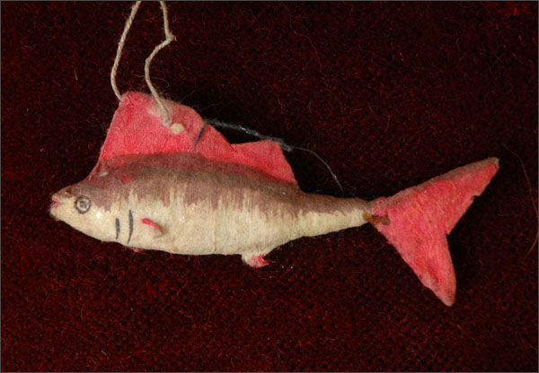 Antique Christmas ornament FISH