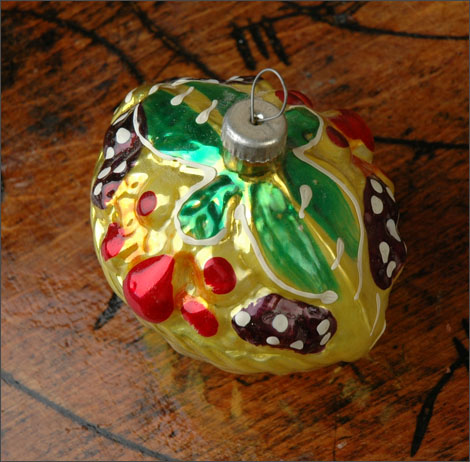 Antique Christmas ornament BASKET