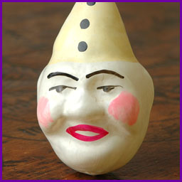 Antique Christmas ornament CLOWN