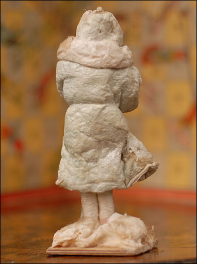 Antique Christmas ornament SNOWGIRL