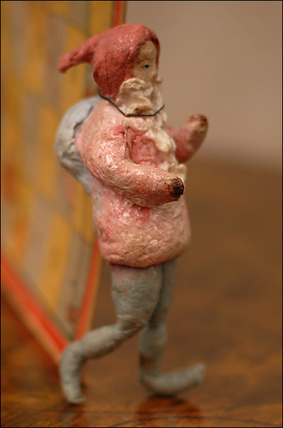 Antique Christmas ornament SANTA