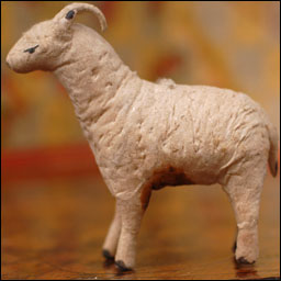 Antique Christmas ornament cotton RAM