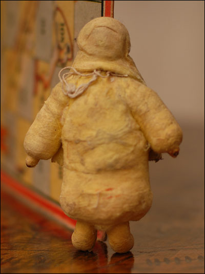 Antique Christmas ornament ESKIMO GIRL