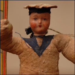 Antique Christmas ornament SAILOR