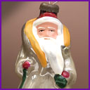 Antique CHRISTMAS ornament SANTA