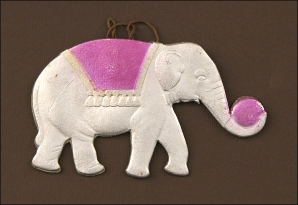 Antique Christmas ornament CIRCUS ELEPHAT