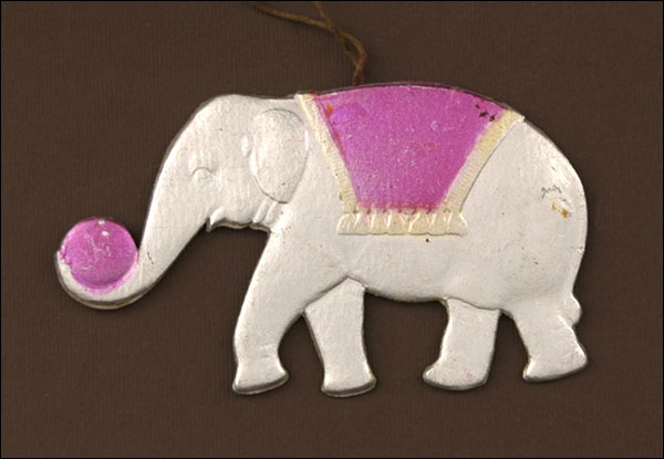 Antique Christmas ornament CIRCUS ELEPHAT