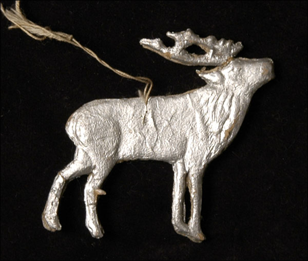 Antique Christmas Dresden ornament REINDEER