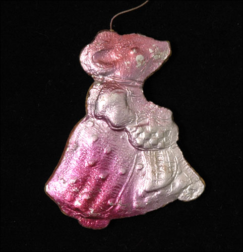 Antique Christmas Dresden ornament MOUSE
