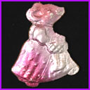 Antique Christmas Dresden ornament MOUSE