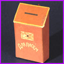 Antique Christmas Candy Container MAILBOX