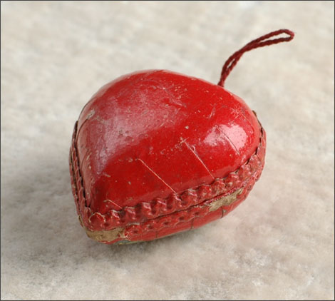 Antique German heart-shaped Candy Container