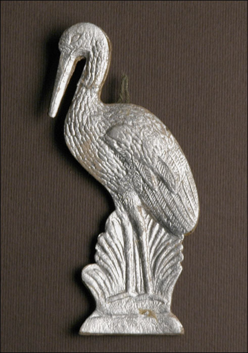 Antique Christmas ornament HERON
