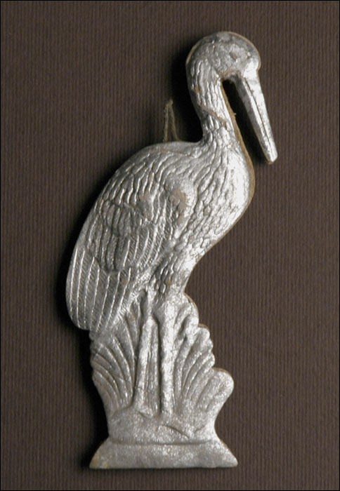 Antique Christmas ornament HERON
