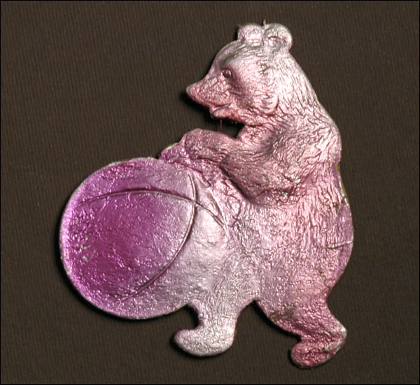 Antique Christmas ornament CIRCUS BEAR