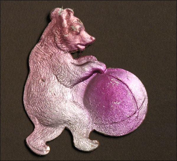 Antique Christmas ornament CIRCUS BEAR