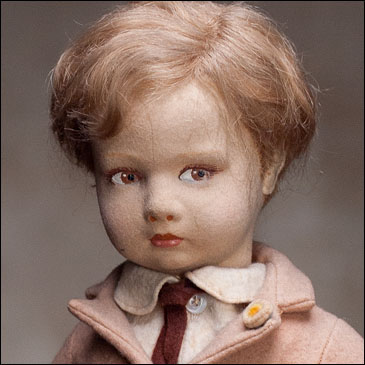 Early LENCI Character doll Boy