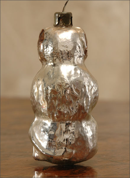 Antique Christmas ornament BEGGING DOG