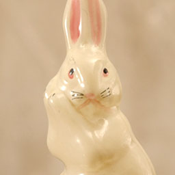 Antique glass Christmas ornament RABBIT OR HARE