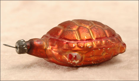 Antique German Christmas ornament TURTLE