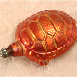 Antique German Christmas ornament TURTLE