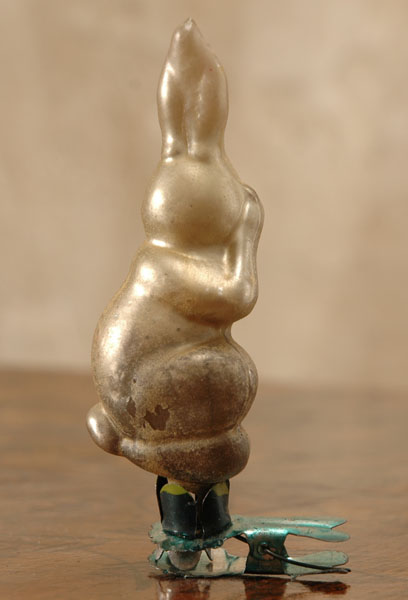 Antique Christmas ornament RABBIT or HARE