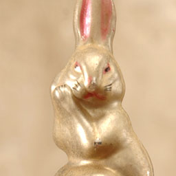 Antique Christmas ornament RABBIT or HARE