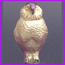 Antique Christmas ornament glass OWL