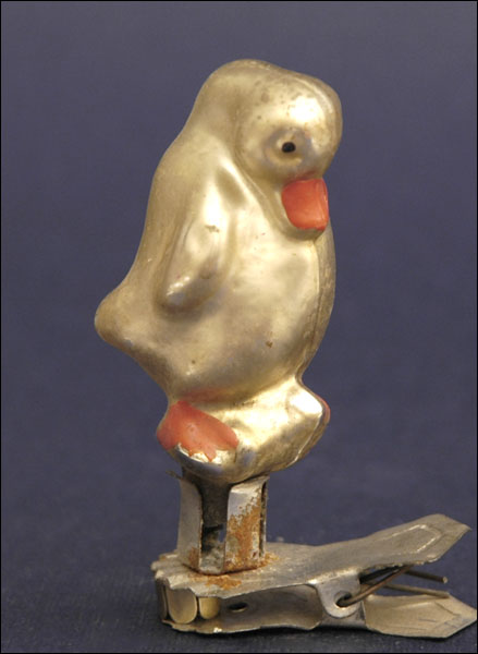 Antique Christmas ornament UGLY DUCKLING