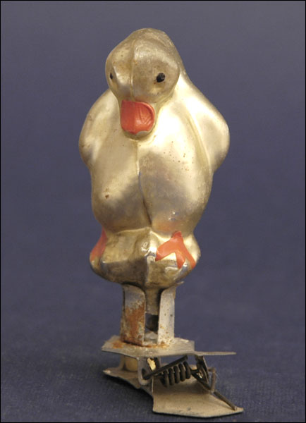 Antique Christmas ornament UGLY DUCKLING