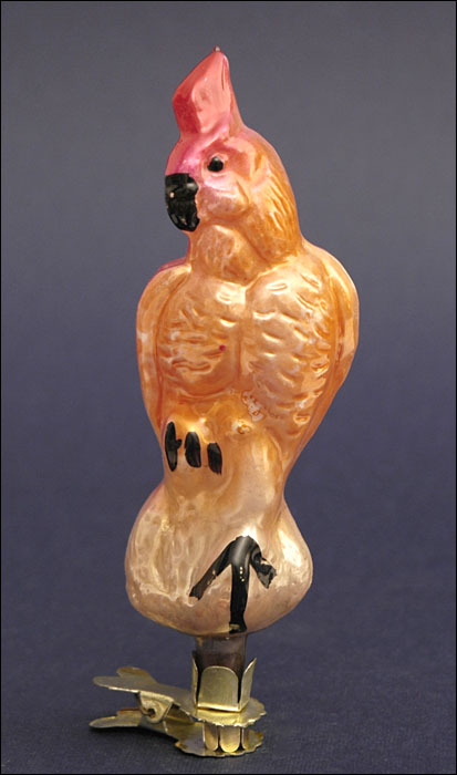 Antique Christmas ornament PARROT