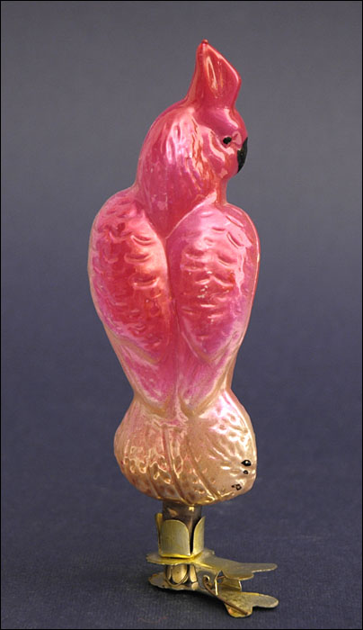 Antique Christmas ornament PARROT