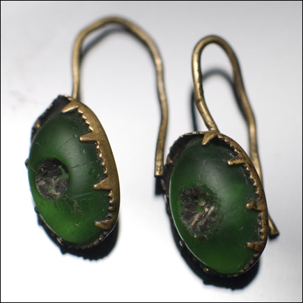 Antique doll earrings