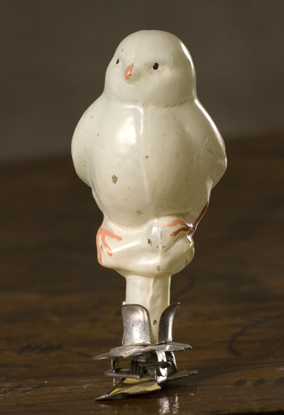 Antique Christmas ornament SPARROW