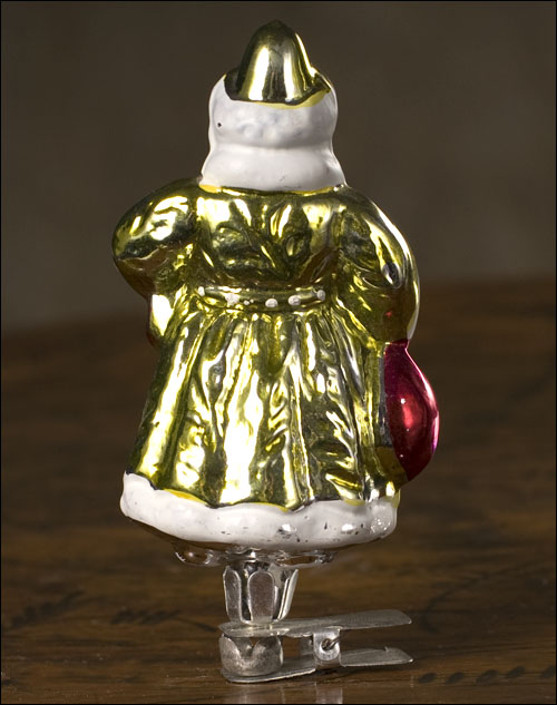Antique Christmas ornament SANTA