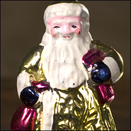 Antique Christmas ornament SANTA