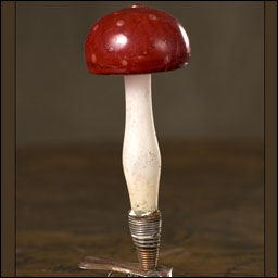 Antique German Christmas ornament MUSHROOM