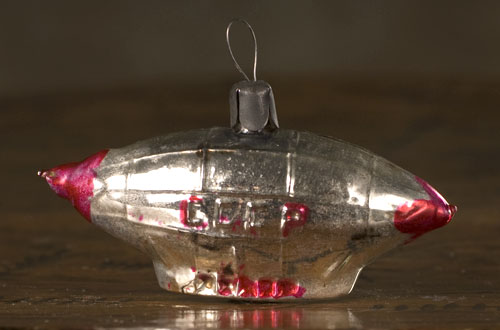Antique Christmas ornament USSR DIRIGIBLE